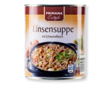 Aldi Suisse  PRIMANA Linsensuppe