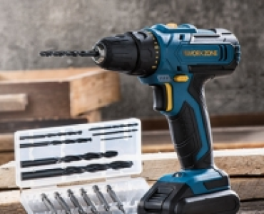 WORKZONE® Li-Ion-Akku-Bohrmaschine 16 V