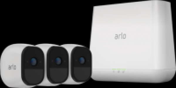 NETGEAR Arlo Pro VMS4330 - Videoserver + 3 Kamera - 802.11n - Weiss