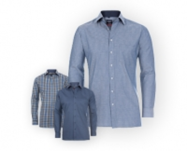 HANBURY MENS FASHION Herren-Hemd modisch