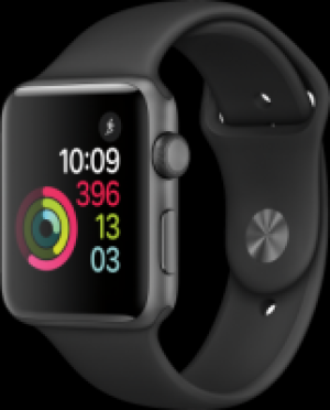 MediaMarkt  Apple Watch Series 2 - Aluminiumgehäuse, Space Grau mit Sportarmband -