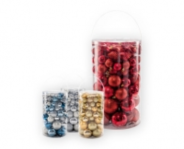 MY LIVING STYLE Kunststoff-Christbaumschmuck, 82-teilig CHF 19.99