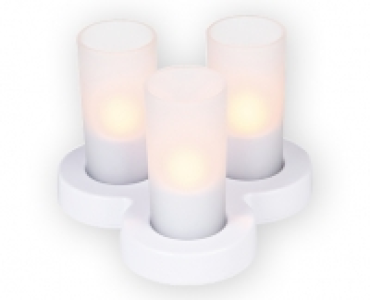 MY LIVING STYLE LED-Tischkerzen, 3-teilig