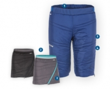 INOC Damen-/Herren-Nordic-Touren-Bermudas/-Rock