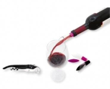 PULLTEX® Korkenzieher/Weinausgiesser mit Verschluss