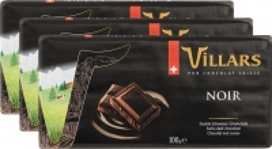 Villars Tafelschokolade Dunkel