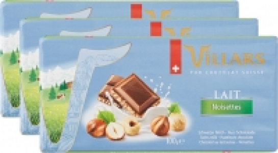 Villars Tafelschokolade Milch-Haseln&uuml;sse