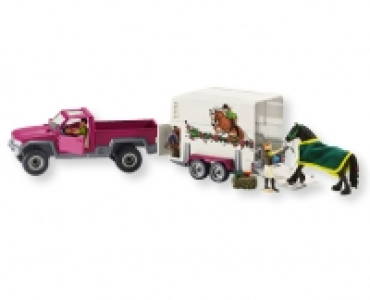 SCHLEICH® Pick-up mit Pferdeanhänger