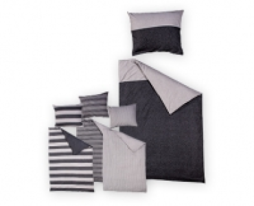 MY LIVING STYLE Melange-Flanell-Bettwäsche