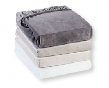 MY LIVING STYLE Nicki-Velours-Spannleintuch