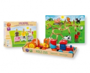 Aldi Suisse  TOYLINO Kleinkinder-Holzspiel