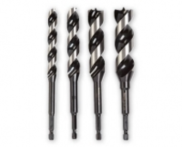 WORKZONE® Japan-Schlangenbohrer-Set, 4-teilig