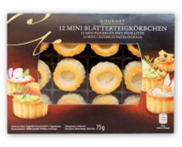 GOURMET Mini-Blätterteigkörbchen