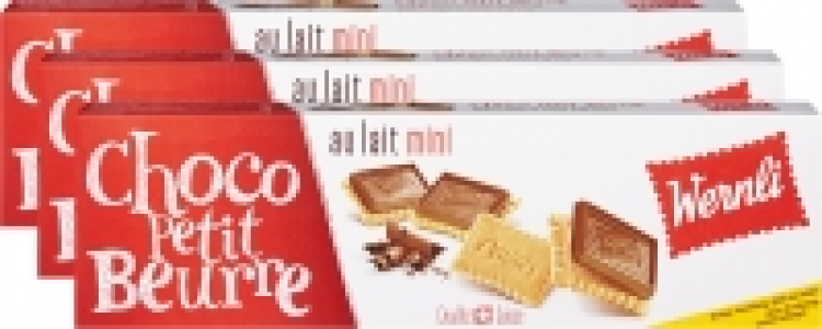 Wernli Biscuits Choco Petit Beurre au lait mini