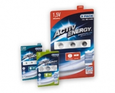 ACTIVE ENERGY&reg; Knopfzellen-Batterien