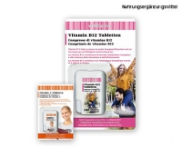 WELL&ACTIVE Vitamin A-/B12-Minitabletten im Klickspender