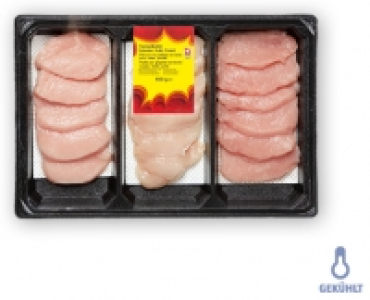 Tischgrillplatte Schwein/Poulet/Kalb