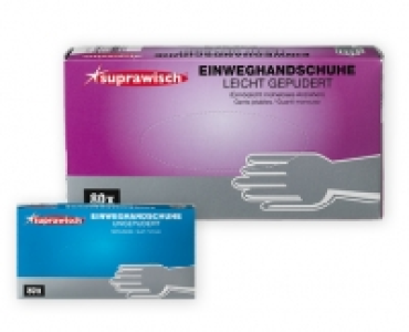 Aldi Suisse  SUPRAWISCH® Einweghandschuhe