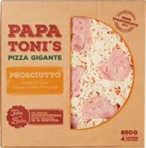 Papa Tonis Pizza Gigante Prosciutto e Mozzarella CHF 5.95