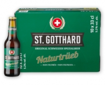 Aldi Suisse  ST. GOTTHARD Bier Naturtrueb