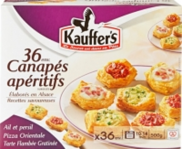 Kauffers Canap&eacute;s ap&eacute;ritifs