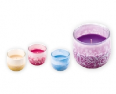 Duftkerze im bunten Glas CHF 1.99
