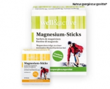 Aldi Suisse  WELL&ACTIVE Magnesium-Sticks