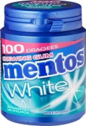 Mentos Gum Bottle White