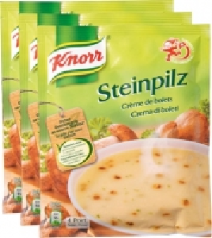 Knorr Suppe Steinpilzcr&egrave;me