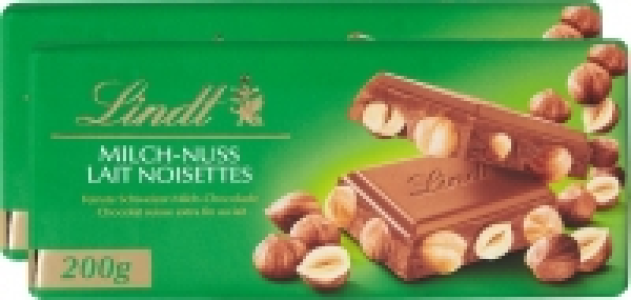 Lindt Tafelschokolade Milch-Nuss CHF 5.95