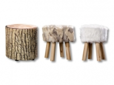 Fellhocker/ Textilhocker