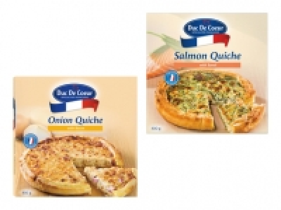 Zwiebel Quiche/ Lachs Quiche