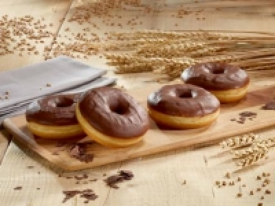 Donut mit Schokoladenglasur