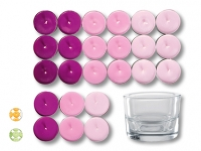 Maxi-Duftlichte, 6er/ Duftlichte 18er/ Teelichthalter