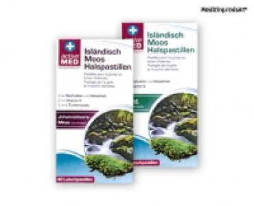 ACTIVE MED Isländisch Moos Halspastillen CHF 3.99