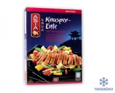 ASIA Knusperente auf Gemusebett