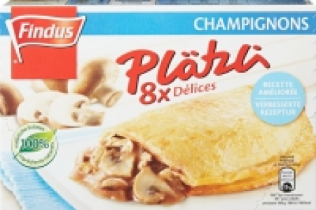 Findus Champignons Plätzli CHF 4.80