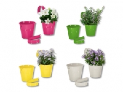 Pflanzgef&auml;sse mit H&auml;ngeb&uuml;gel, 2er