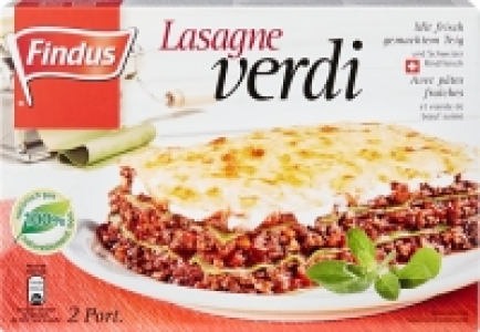 Findus Lasagne verdi CHF&nbsp;4.80