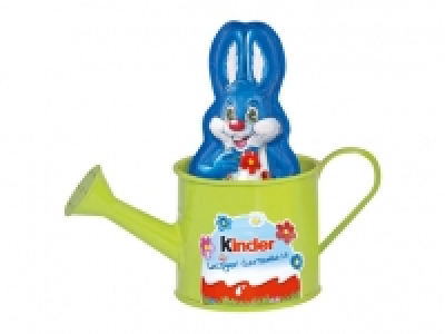 Kinder Schokolade Hase in Giesskanne