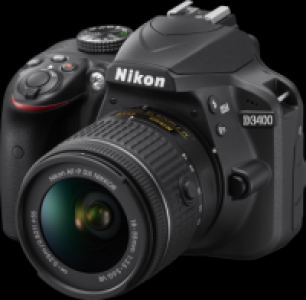 MediaMarkt  Nikon D3400 + AF-P DX 18-55 mm VR - Spiegelreflexkamera - 24.2 MP - Sc