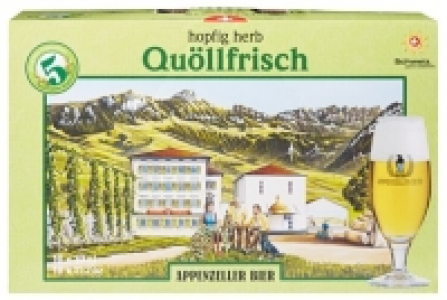 Appenzeller Bier Quöllfrisch CHF 8.95
