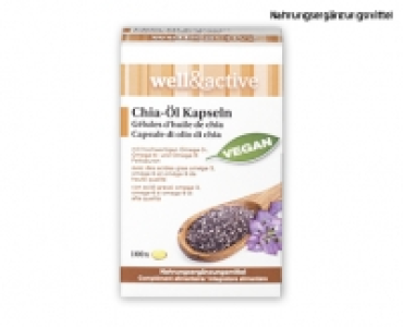 Aldi Suisse  WELL&ACTIVE Chia-Öl Omega 3 Kapseln