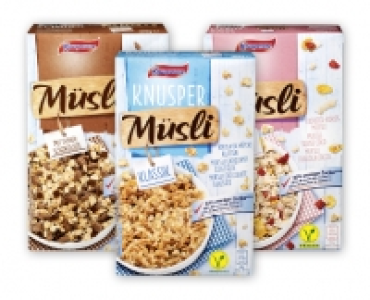 Aldi Suisse  KNUSPERONE Muesli zuckerreduziert