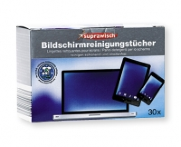 SUPRAWISCH&reg; Bildschirm-Reinigungstucher