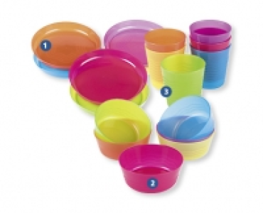 CROFTON® Kinder-Kunststoffgeschirr-Set, 6-teilig CHF 2.79