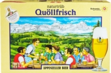 Appenzeller Bier Quöllfrisch CHF 8.20