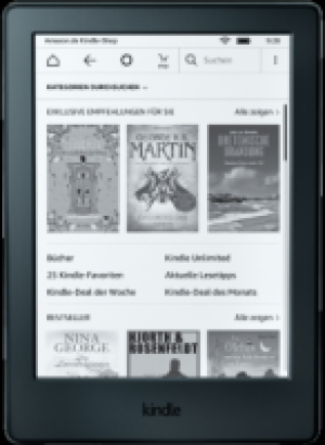 Amazon Kindle - eBook Reader - 6 Inch / 15.2 cm - Schwarz