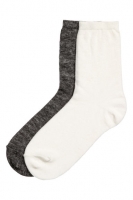 HM   2er-Pack Socken aus Merinomix