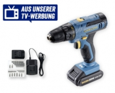 WORKZONE® Li-Ion Akku-Bohrschrauber 12V